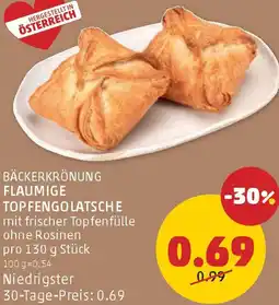 PENNY Flaumige topfengo latsche Angebot