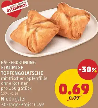 PENNY Flaumige topfengo latsche Angebot
