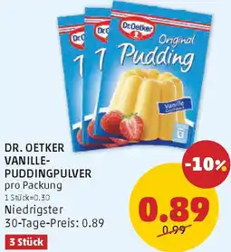 PENNY Vanille- puddingpulver Angebot
