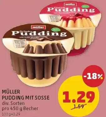 PENNY Pudding mit sosse Angebot