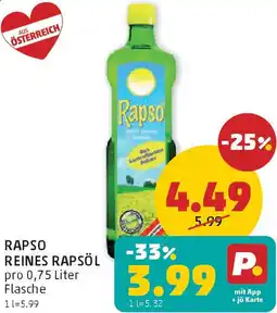 PENNY Reines rapsöl Angebot