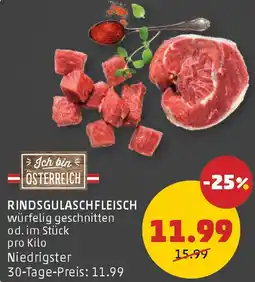 PENNY Rindsgulaschfleisch Angebot