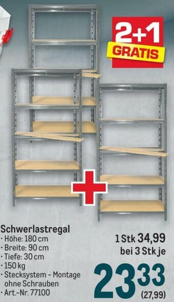 Metro Schwerlastregal Angebot