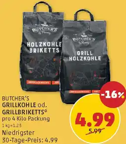 PENNY Grillkohle od. grillbriketts Angebot