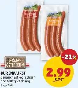 PENNY Burenwurst Angebot