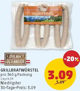 PENNY Grillbratwürstel Angebot