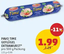 PENNY Geflügel extrawurst Angebot