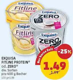 PENNY Fitline protein od. zero Angebot