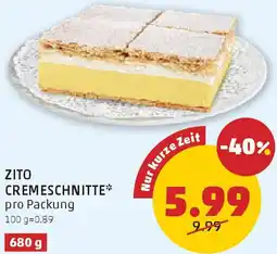 PENNY Cremeschnitten Angebot