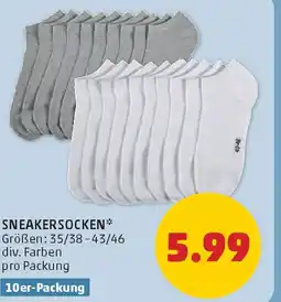 PENNY Sneakersocken Angebot