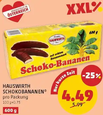 PENNY Schokobananen Angebot