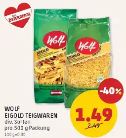 PENNY Eigold teigwaren Angebot