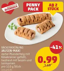 PENNY Bäckerkrönung Jausen-Maxi Angebot