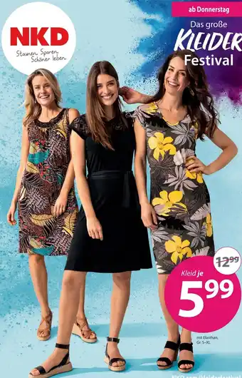 NKD Kleider Festival Kleid Je Angebot