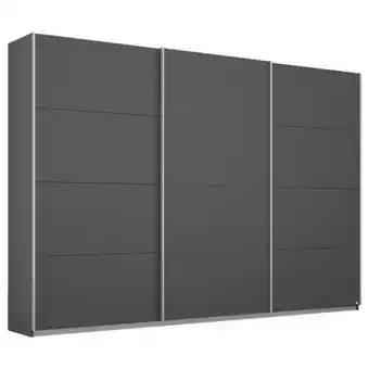 Möbelix Schwebetürenschrank 271cm Belluno, Grau Metallic Dekor Angebot