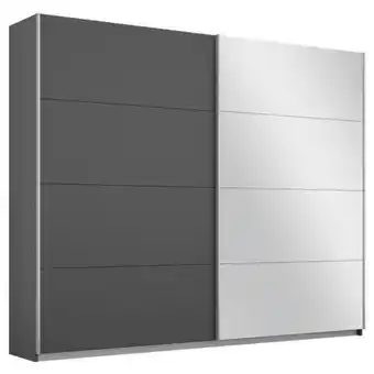 Möbelix Schwebetürenschrank Mit Spiegel 226cm Belluno, Grau Metallic Angebot