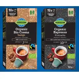 Lidl Organic Kaffeekapseln versch. Sorten Lidl APP Preis Angebot
