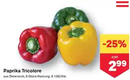 MPreis Paprika Tricolore Angebot