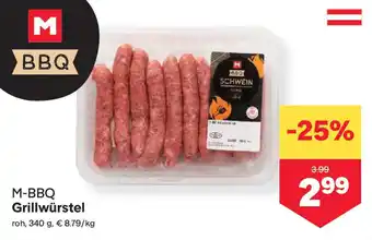 MPreis M-BBQ Grillwürstel Angebot