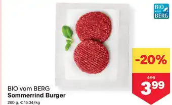 MPreis Bio vom berg sommerrind burger Angebot