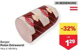 MPreis Berger Puten Extrawurst Angebot