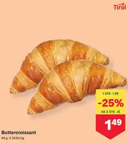 MPreis Buttercroissant Angebot