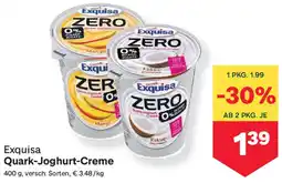 MPreis Exquisa Quark-Joghurt-Creme Angebot