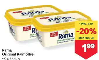MPreis Original Palmölfrei Angebot