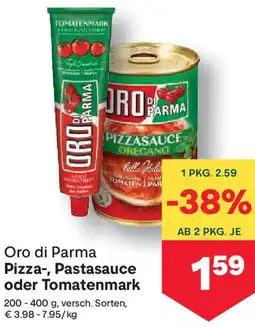 MPreis Pizza Pastasauce oder Tomatenmark Angebot
