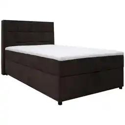 Möbelix Boxbett mit Bettkasten Catania 120x200 cm Braun Angebot