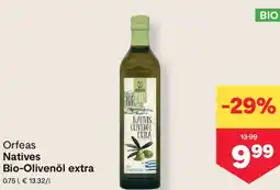 MPreis Orfeas Natives Bio-Olivenöl extra Angebot