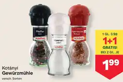MPreis Kotányi Gewürzmühle Angebot