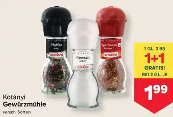 MPreis Kotányi Gewürzmühle Angebot