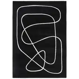 Möbelix Webteppich Artist Schwarz/Weiß 200x290 cm Angebot