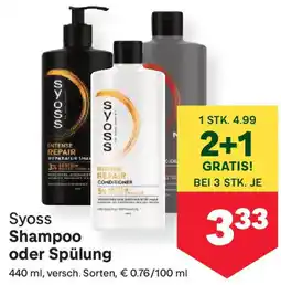 MPreis Syoss Shampoo oder Spülung Angebot