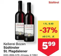 MPreis Südtirol St. Magdalener Angebot