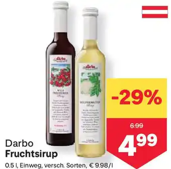 MPreis Darbo Fruchtsirup Angebot