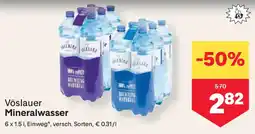 MPreis Vöslauer Mineralwasser Angebot