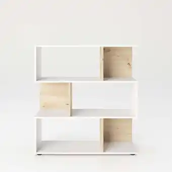 Möbelix Regal Shelfy 103 cm Weiß / Eiche Artisan Angebot