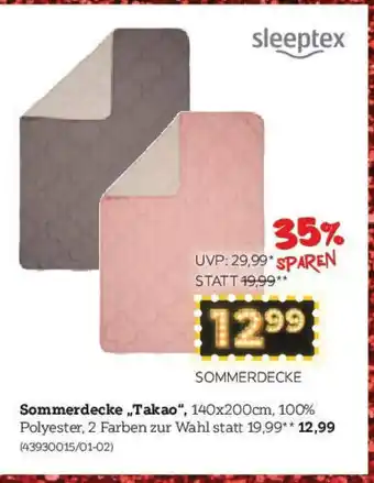 XXXLutz Sommerdecke „Takao“ Angebot