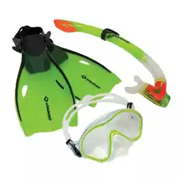 Hervis 3-TEILIGES KINDER SCHNORCHELSET BERMUDA GRÜN HERVIS Angebot