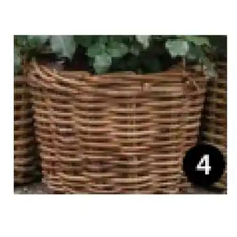 Dehner Pflanztopf aus Rattan versch. Größen Dehner Angebot