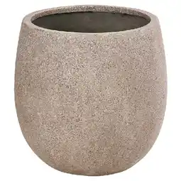 Dehner Polystone-Topf Balloon grau Ø30/H30 Dehner Angebot