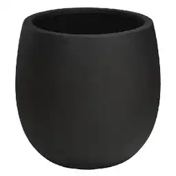 Dehner Polystone-Topf Balloon espresso Ø30/H30 Dehner Angebot