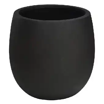 Dehner Polystone-Topf Balloon espresso Ø30/H30 Dehner Angebot
