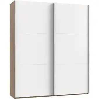 Möbelix Schwebetürenschrank 200cm Level, Weiß/eiche Dekor Angebot
