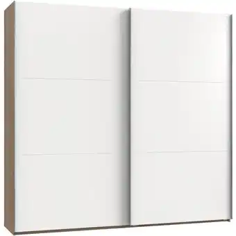 Möbelix Schwebetürenschrank 250cm Level, Weiß/eiche Dekor Angebot