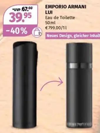 Müller Emporio armani lui Angebot