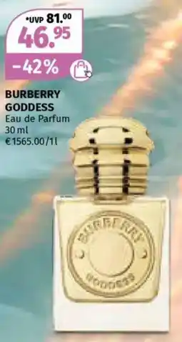 Müller BURBERRY GODDESS Eau de Parfum Angebot