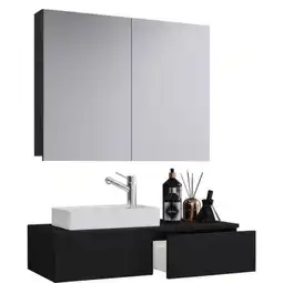 Möbelix Badezimmer Gudas Schwarz B: 85 Cm Angebot